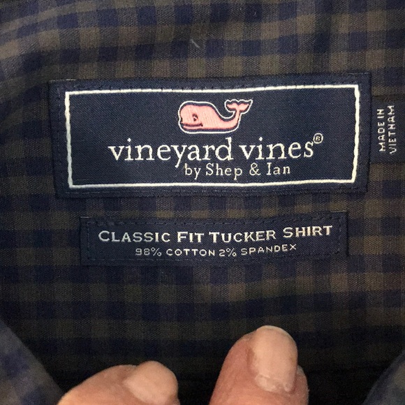 Vineyard Vines Classic Fit Tucker Gingham Shirt - Picture 6 of 8